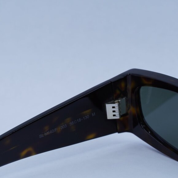 🕶️ New Saint Laurent SLM140/F 003 Sunglasses - Havana Frame, Grey Lenses - Picture 8 of 11